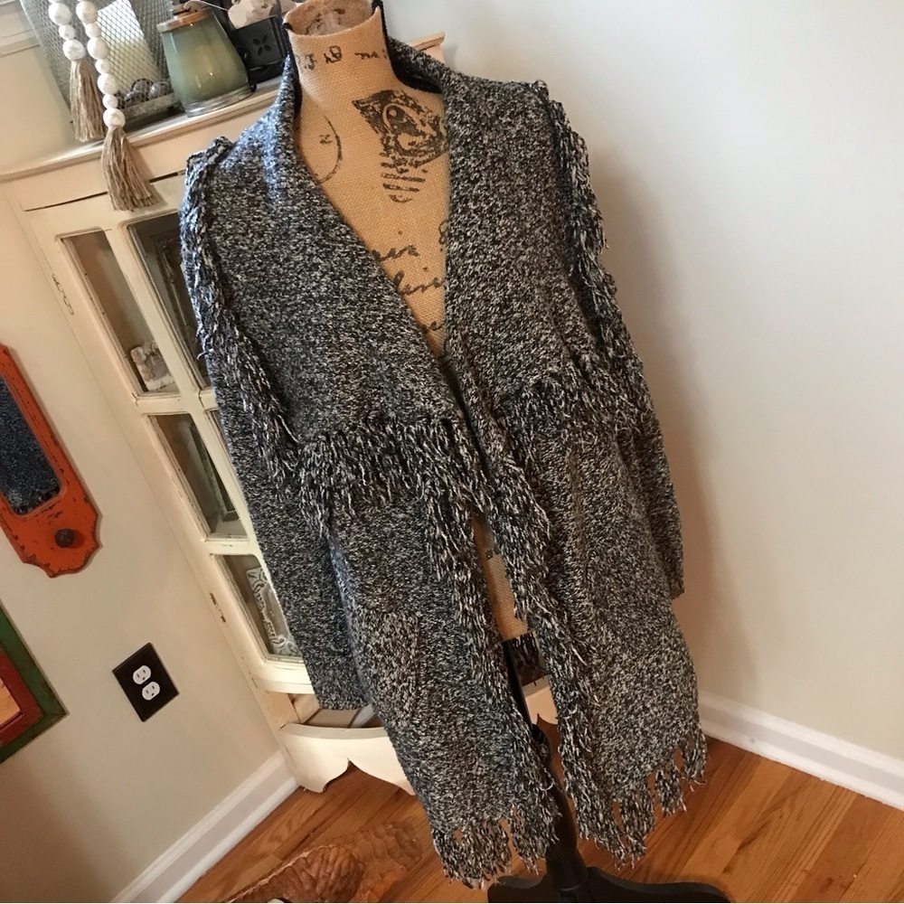▪️BOHO Fringed Open Cardigan